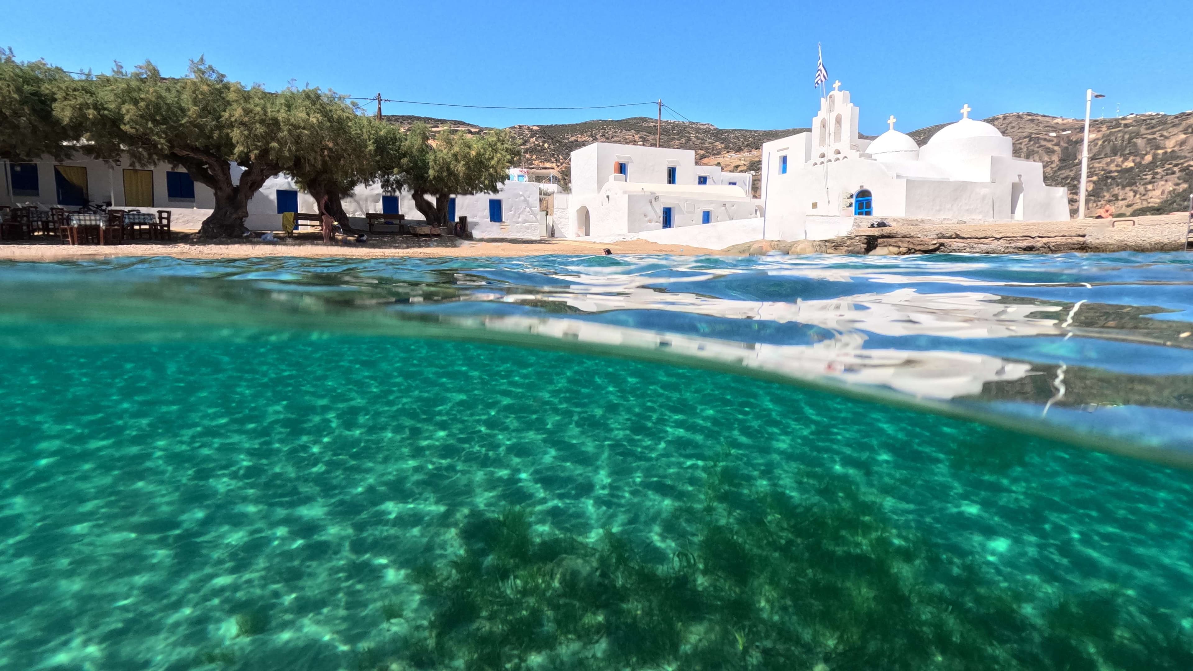Sifnos Tsocha Beach Fikiada and Vathi | Private 5-hour yacht experience 